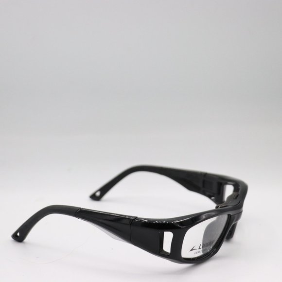 Accessories Leader Black Safety Glasses Wide Field Of View Narrow Fit